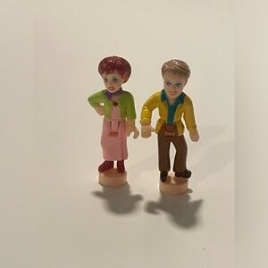 1999 Vintage Polly Pocket Dream Builder’s Deluxe Mansion Mother & Father